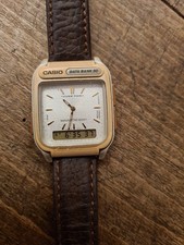 Casio FKT-100 Data Bank 30 Funkuhr Läuft Vintage 
