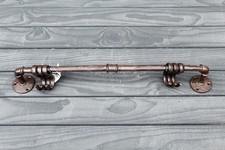 Wandgarderobe Nostalgie Hakenleiste wie Heizungsrohr Landhausstil Handtuchhalter