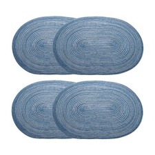 Ovale, geflochtene Tischsets