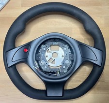 Sport steering wheel leather