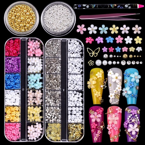 Blume nagel charms und - blume,