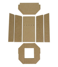 Ersatzteil Feuerraumauskleidung Usedom 5 Variante 2 Brennraum für Justus