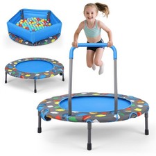 3-in-1 Kinder Trampolin mit