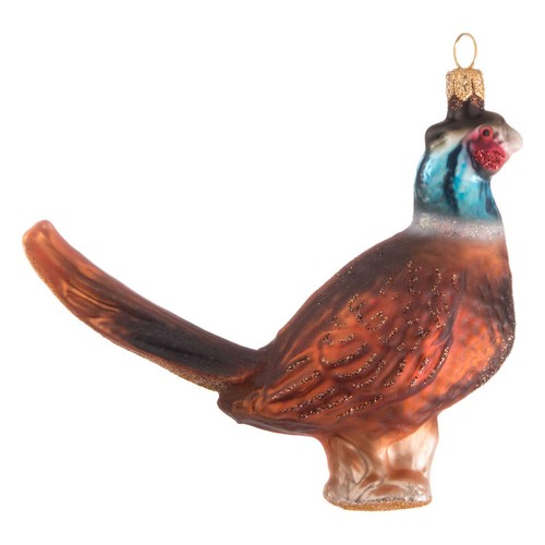 Christbaumkugel figur fasan - christbaumkugel,