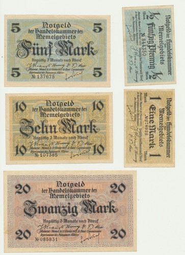 Notgeld handelskammer memel - notgeld,