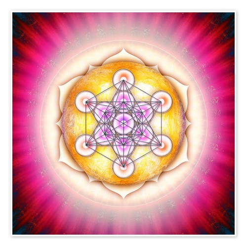 Poster metatrons würfel - poster,