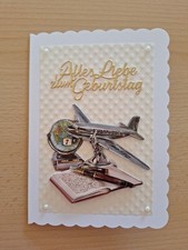 3D-Grusskarte °Flugzeug