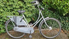 Gazelle Hollandrad, Grau Ornamente, 3 Gang, Rh: 57 cm, überholt, Fahrrad.
