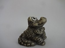 Sammel & Spielfigur " Graues Krokodil aus Kunstharz