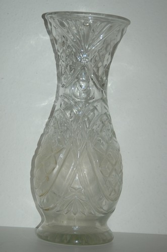 Große alte pressglas - große, vase