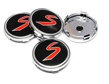 4x 60mm S Emblem für Mini