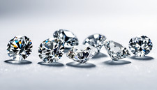 100 Diamanten 0,83 ct Weiß