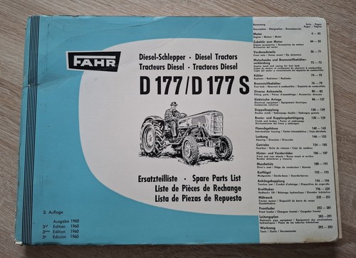 Fahr dieselschlepper d177 - fahr,