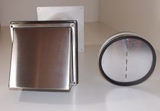 Mauerkasten Ø 150 Dunstabzug Teleskop Rohr Edelstahl Ablufthaube MKWSHE150-BDSI