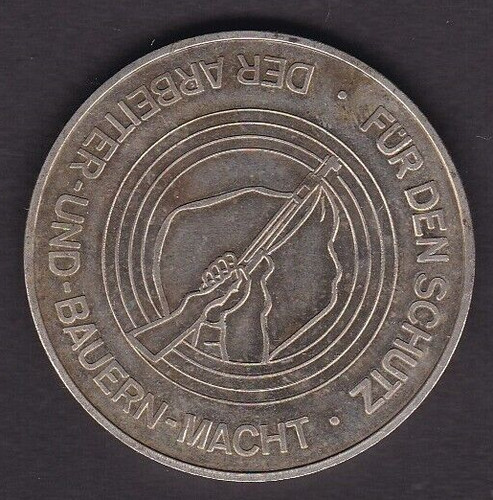 Ddr medaille jahre schutz - ddr, 15