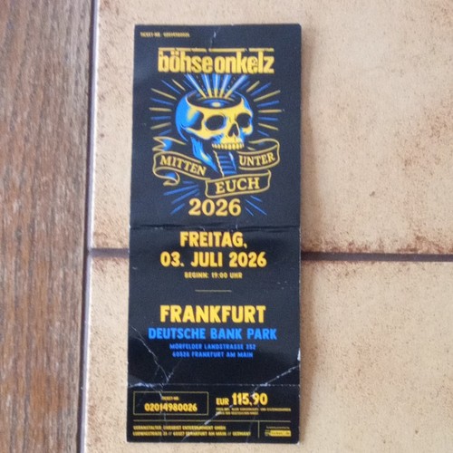 Böhse onkelz konzertkarten - 2,