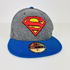 New Era Superman DC Comics Snapback Cap Grau Blau 9FIFTY Gr. 7 1/4 57,7cm