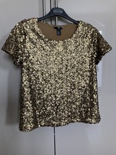 Pailletten Oberteil Damen