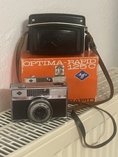 Alte Agfa Kamera Optima Rapid 125C mit Etui (1966)