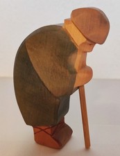 Krippenfigur  Gebeugter Hirte