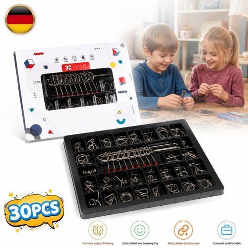 Metalldraht puzzle 30x - metalldraht,