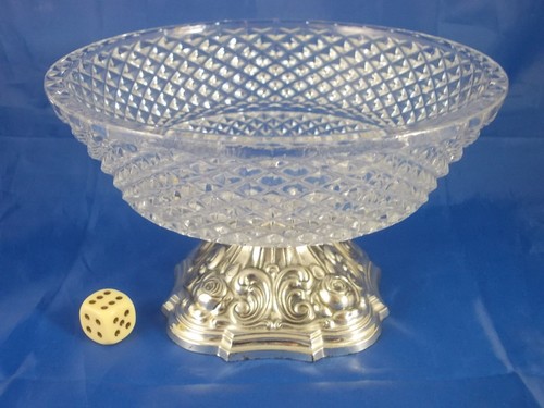 Vintage glas konfektschale - vintage,