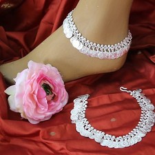 Fußkettchen Münzen 2 Stück