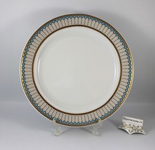 Thomas - Speiseteller weiß Ø 27 cm. blau / gold dekoriert. Hotel Porzellan