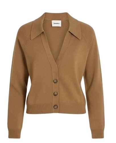 Nanushka camel cashmere merino - nanushka,
