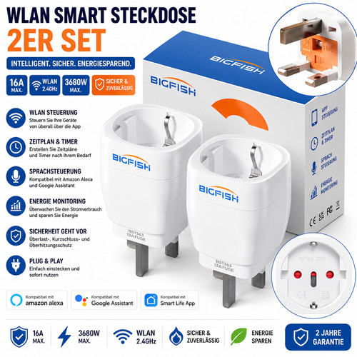 Adapter 2pack - uk,