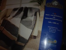 Wolldecke 150x200cm Neu In OVP Dralon Vintage 80ern Wohndecke Rarität 