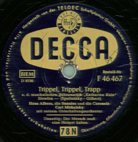 Hans albers trippel - hans,