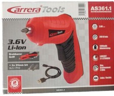 CARRERA TOOLS  AKKUSCHRAUBER  AS 361.1 Schraubendreher drehbarer Griff 200U /min