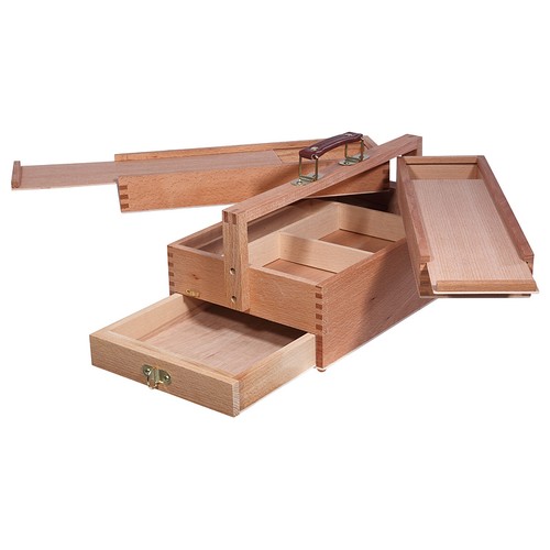 Malkoffer holz malkasten - malkoffer,