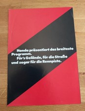 Honda CB 125 T-CB 50 J - XR 75 - ATC 90 - 125 Racer - PROSPEKT (ca. Ende 70iger)