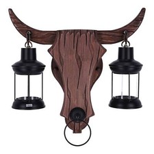 Holz Wandleuchte Retro Vintage