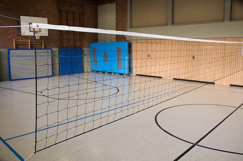 Volleyballnetz 5x1 mit - volleyballnetz, 9,5x1,0m