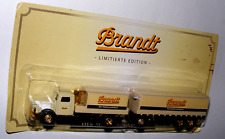 Werbetrucks HO Brandt Zwieback Krupp LKW Hängerzug OVP  Selten Holzgas Oldtimer