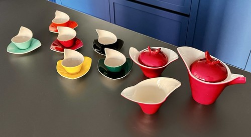 Vintage mokka espresso - espresso, set