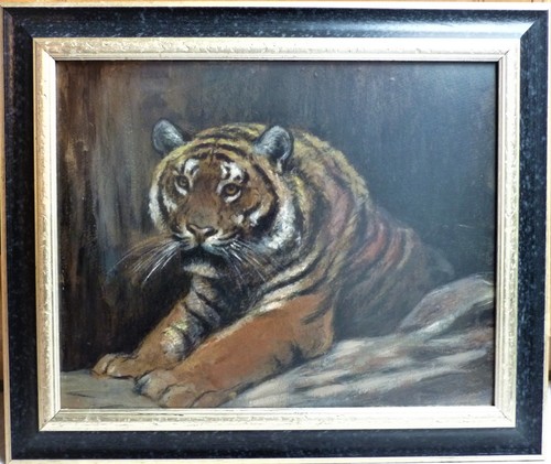 ölgemälde tiger tier von - tiger,tier,,