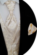 Hochzeitsweste mit Plastron