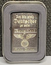 ZiPPO ICH BIN STOLZ DEUTSCHER ZU SEIN + GRATIS Gravur MIT oder OHNE Geschenk-Set