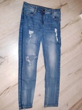 Yigga Jeans ,Mädchen Hose, Zerrissene Jeanshose Gr. 146