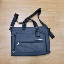 Tumi gray nylon messenger bag - tumi,