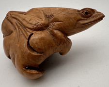 Frosch Holz Skulptur Wurzel