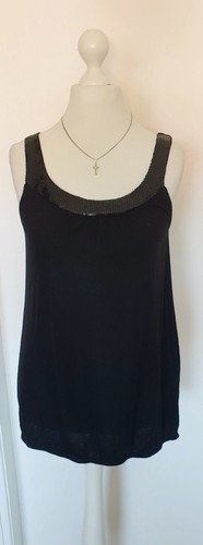 Top trägershirt amisu schwarz - trägershirt,