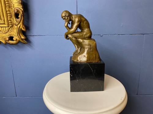 Bronze skulptur der - der, auf