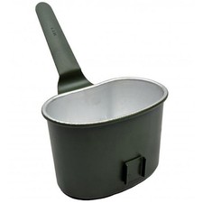 BW Feldflaschenbecher Original Bundeswehr Becher oliv Aluminium Trinkbecher