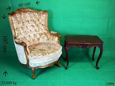 Ohrensessel Relaxsessel Clubsessel Sessel Chesterfield Messing Hohe Qualität