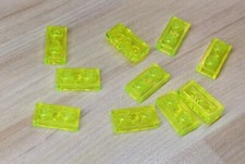 10 neon grün durchsichtige